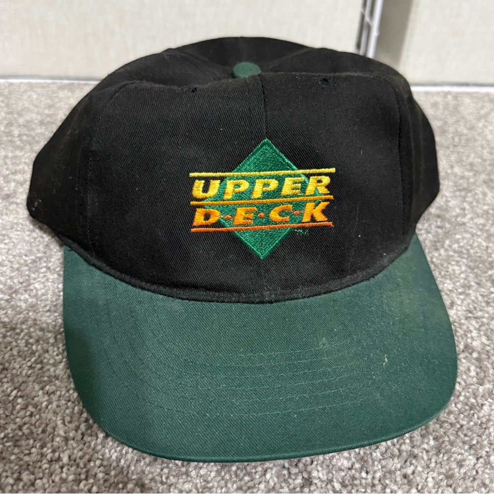 Upper Deck Black and Green Men's Hat